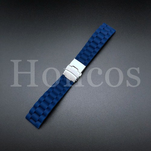 22mm blue silicone rubber - 22mm,