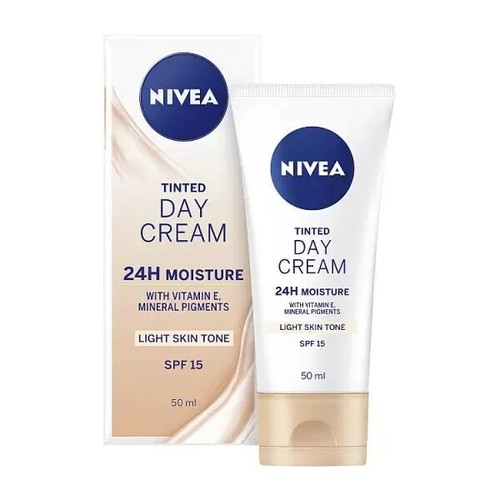 Nivea 24h moisture tinted - nivea, day