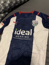 WBA Conor Townsend Signed Match Worn Football Shirt 2021/2022 season
