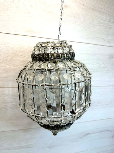 Vintage moroccan crystal bead - vintage,