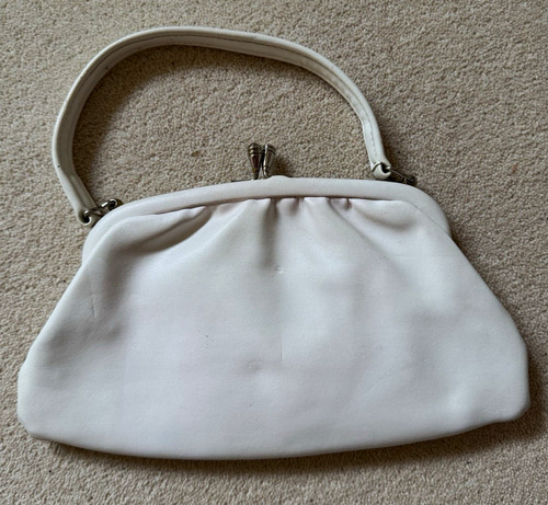 Genuine 1960s white faux - genuine,