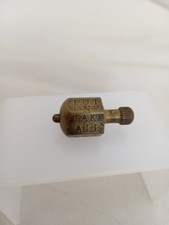 Antique Brass Spinning Top Dreidel Toy Gambling Game