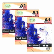 3 x A1 Sketch Pad 15 Sheet 130