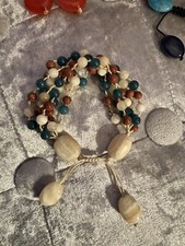 Lola Rose Green Cream &  Gold  Sandstone Bracelet