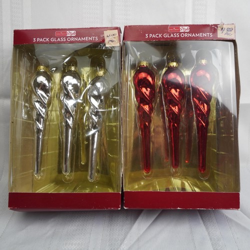 Holiday style glass icicle - style,
