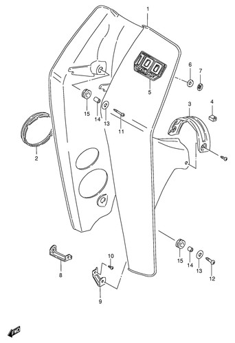 Suzuki genuine lower screw - genuine,