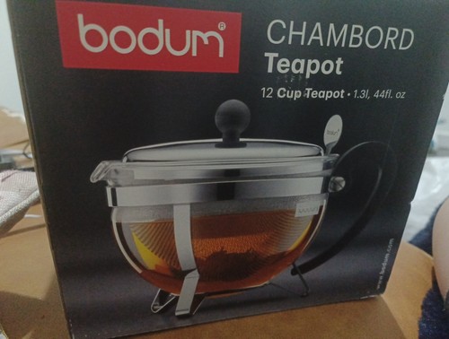 Borosilicate glass teapot with - borosilicate,