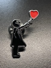 Banksy Street Art Enamel Pin