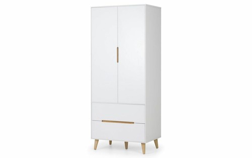 Matt white oak effect - white,