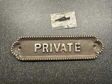 GEORGIAN PRIVATE cast iron