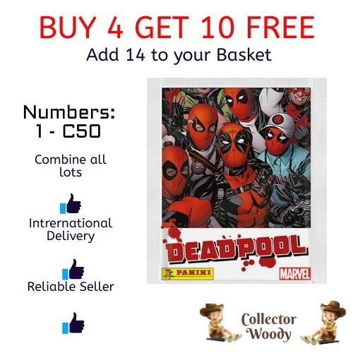Deadpool marvel sticker card - deadpool,