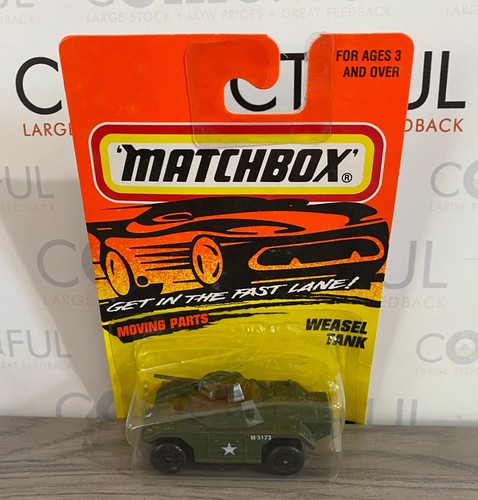 Matchbox weasel tank - matchbox,