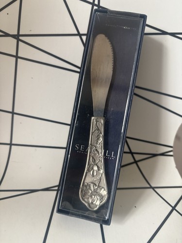 Vintage seagull pewter cutlery - vintage,
