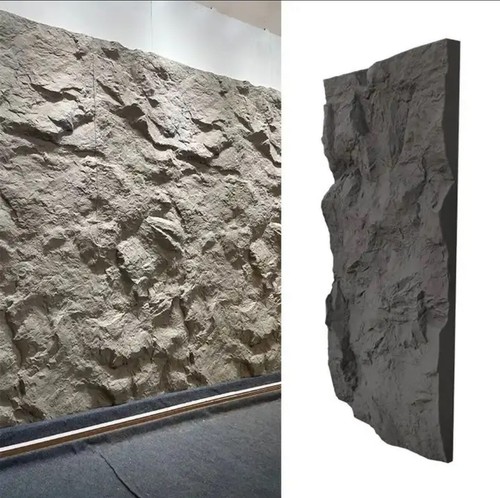 Stone effect wall - stone, panel