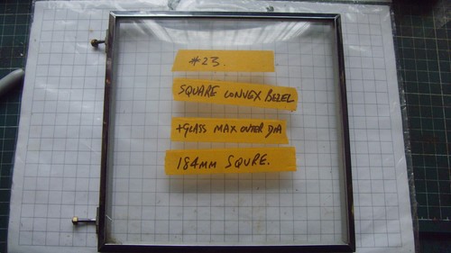 Square convex clock glass plus