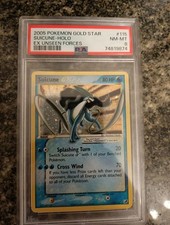 Pokemon PSA 8 Suicune Gold