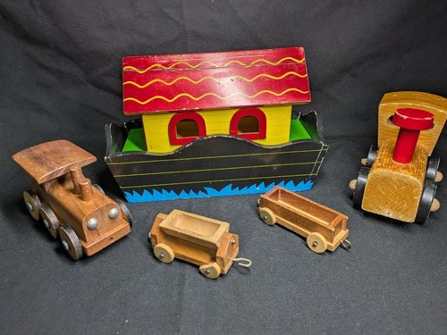 Vintage wooden noah - ark, and