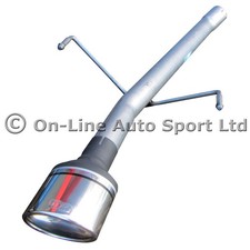 Astra Mk5 1.6 Turbo Hatch Silencer Delete Exhaust Rear Tailpipe - ULTER OVAL TIP