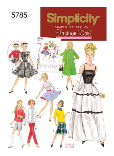 Simplicity sewing pattern - pattern, 5785