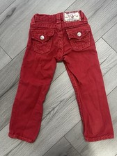 True Religion  RED Jeans Boys Aged 3 years