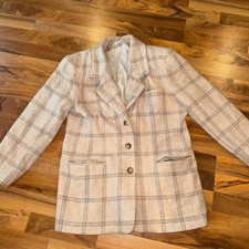 Lands End Women's Wool Plaid