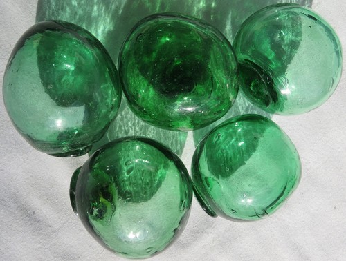 Asian blown glass - glass, fishing