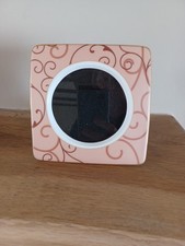 1 X Wedgwood Pink Marrakech Ceramic Photo Frame 5  1/2" X 5  1/2"