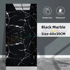 80X Self-Adhesive PVC Marble Tiles Sticker Stick On Wall Floor Kitchen Bathroom