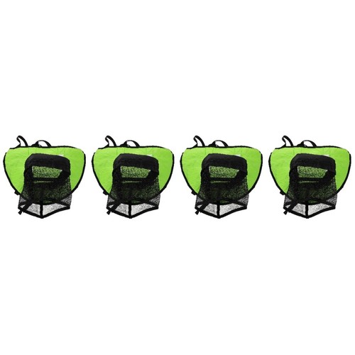 Durable green trampoline - green,