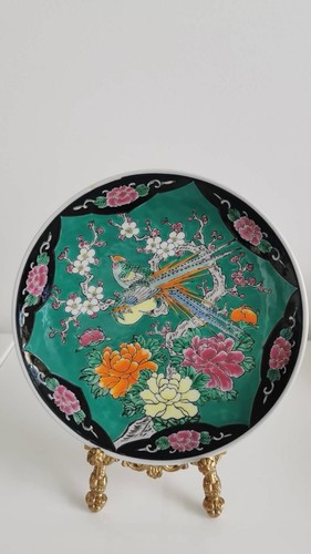Large vintage hand painted - large,