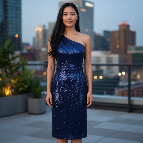 Style design blue sequin - en,