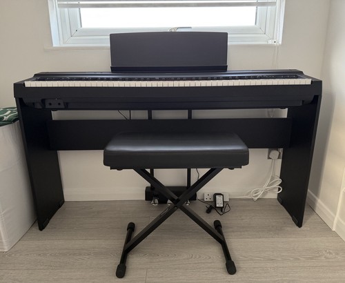 Yamaha black 125 keyboard - yamaha, p-125