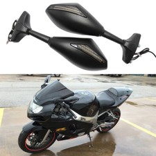 MOTORCYCLE LED TURN SIGNAL SIDE MIRRORS FOR 2001-2003 SUZUKI GSXR 600 750 1000