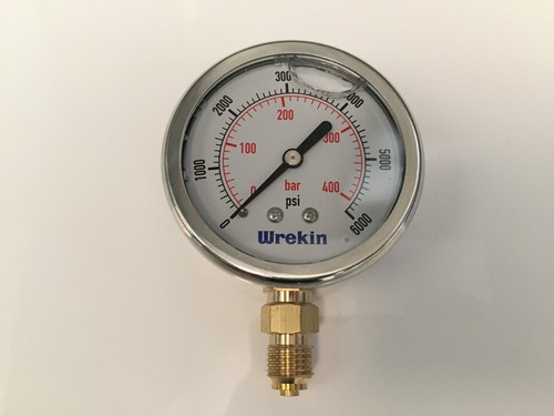 Hydraulic pressure gauge 63mm - pressure,