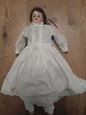 Antique Doll With Bisque Head 
