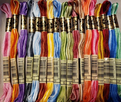 Dmc floss variegated - dmc,
