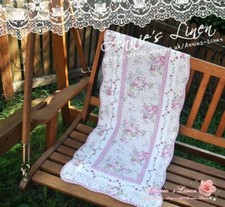 Handmade pink country quilted - country,