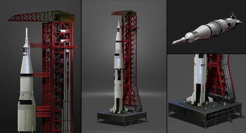 Saturn rocket and - saturn,