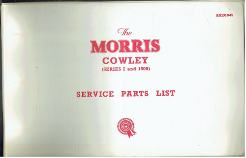 Morris cowley series 1500 - morris,