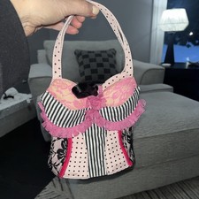 Y2K Corset Bustier Purse Lace