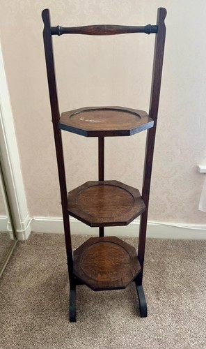 Vintage wooden tier folding - vintage,