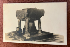 Antique postcard font Tintagel