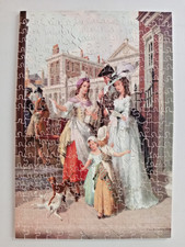 (661) Vintage Victory Gold Box Plywood Jigsaw Puzzle # Cries of London # 300 Pcs
