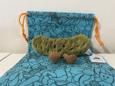 Authentic Jellycat Amusable PICKLE - Ultra Soft Plush Toy Gift New With Tags