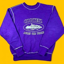 Corteiz Crewneck Alcatraz Logo - Purple