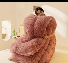 Sherpa Flannel Fleece Blanket Heavy Winter Throw For Bed Sofa Extra Warm Blanket