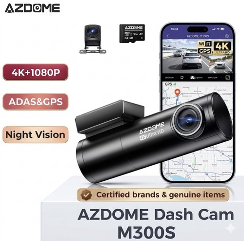 Azdome m300s dash cam - m300s,