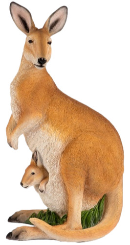 Kangaroo joey ornament resin - kangaroo,