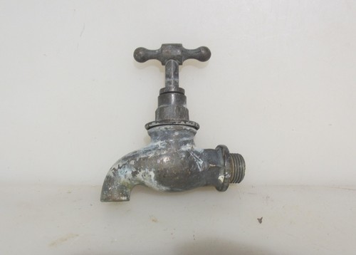 Vintage brass tap garden - garden, sink