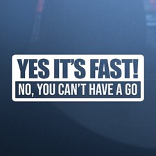 Yes It's Fast Funny Motorcycle